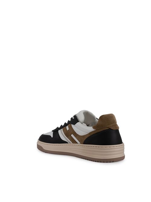 Sneakers h630 bianco marrone HOGAN | HXM6300EU50 ODZ834L